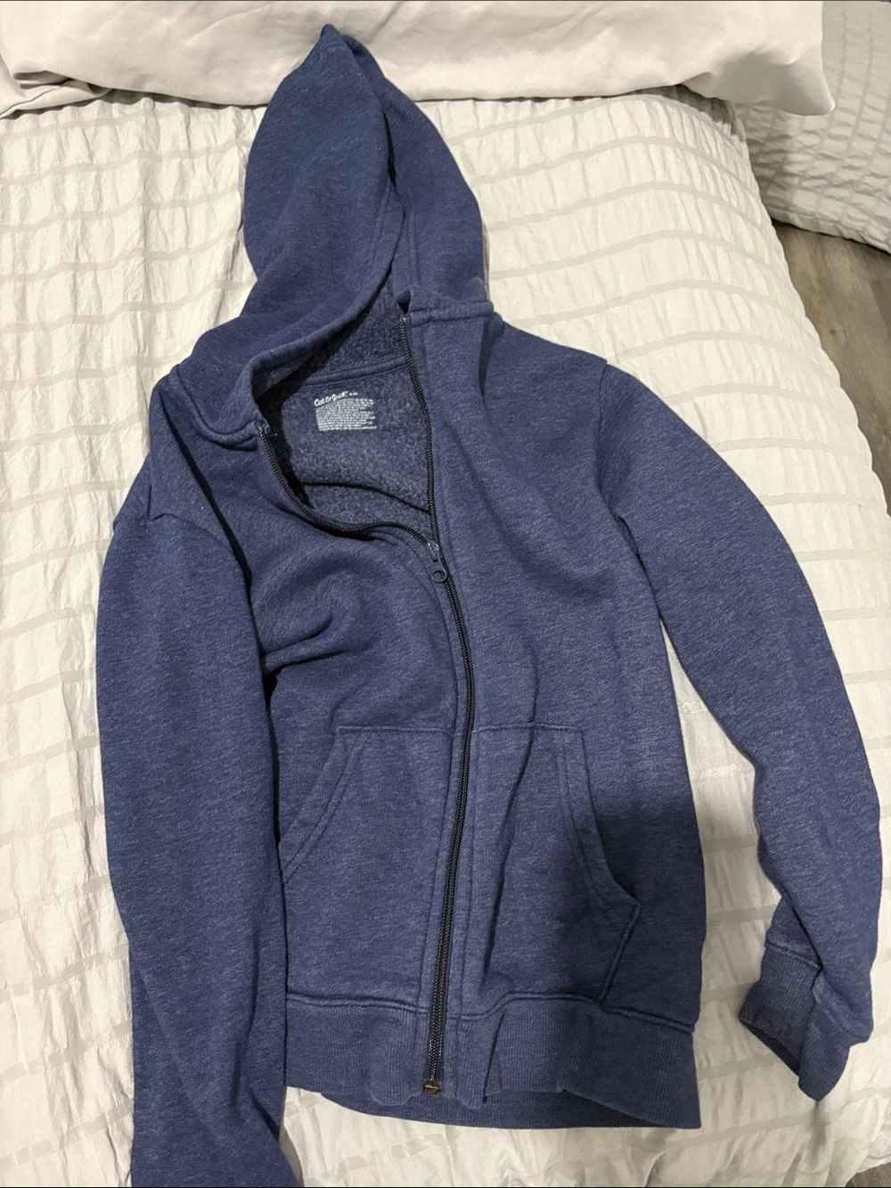 Cat & Jack Navy Blue Kids Zip-Up Hoodie